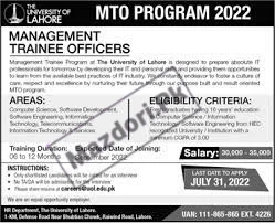 Management Trainee Officers Program MTO Jobs 2023 at UOL