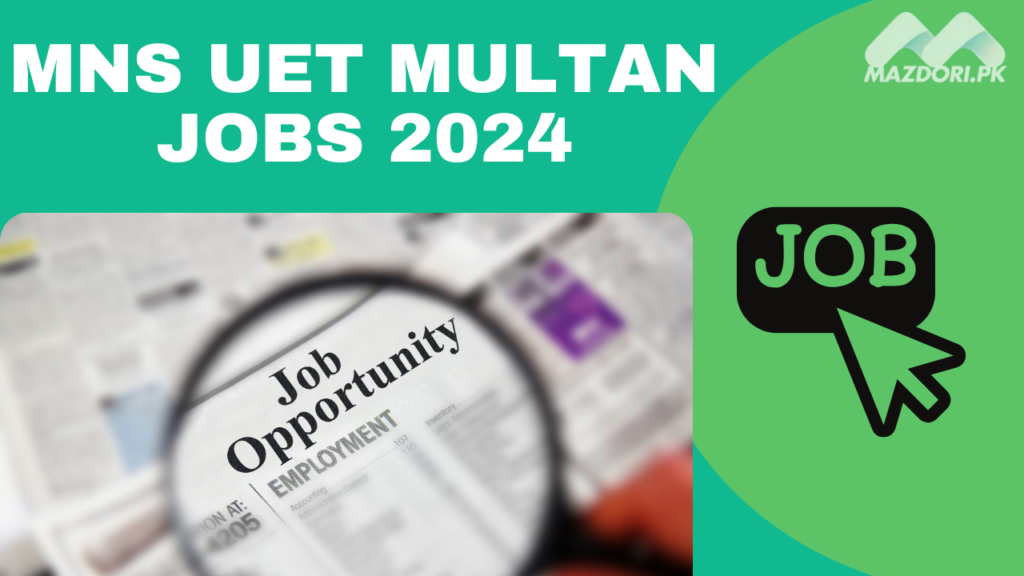 MNS UET Multan Jobs 2024