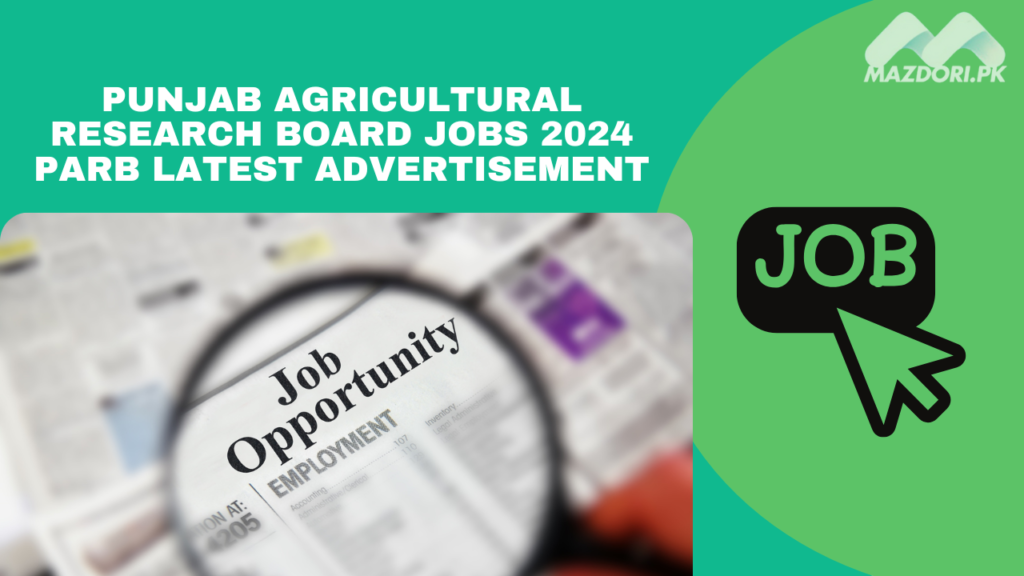 punjab-agricultural-research-board-jobs-2024