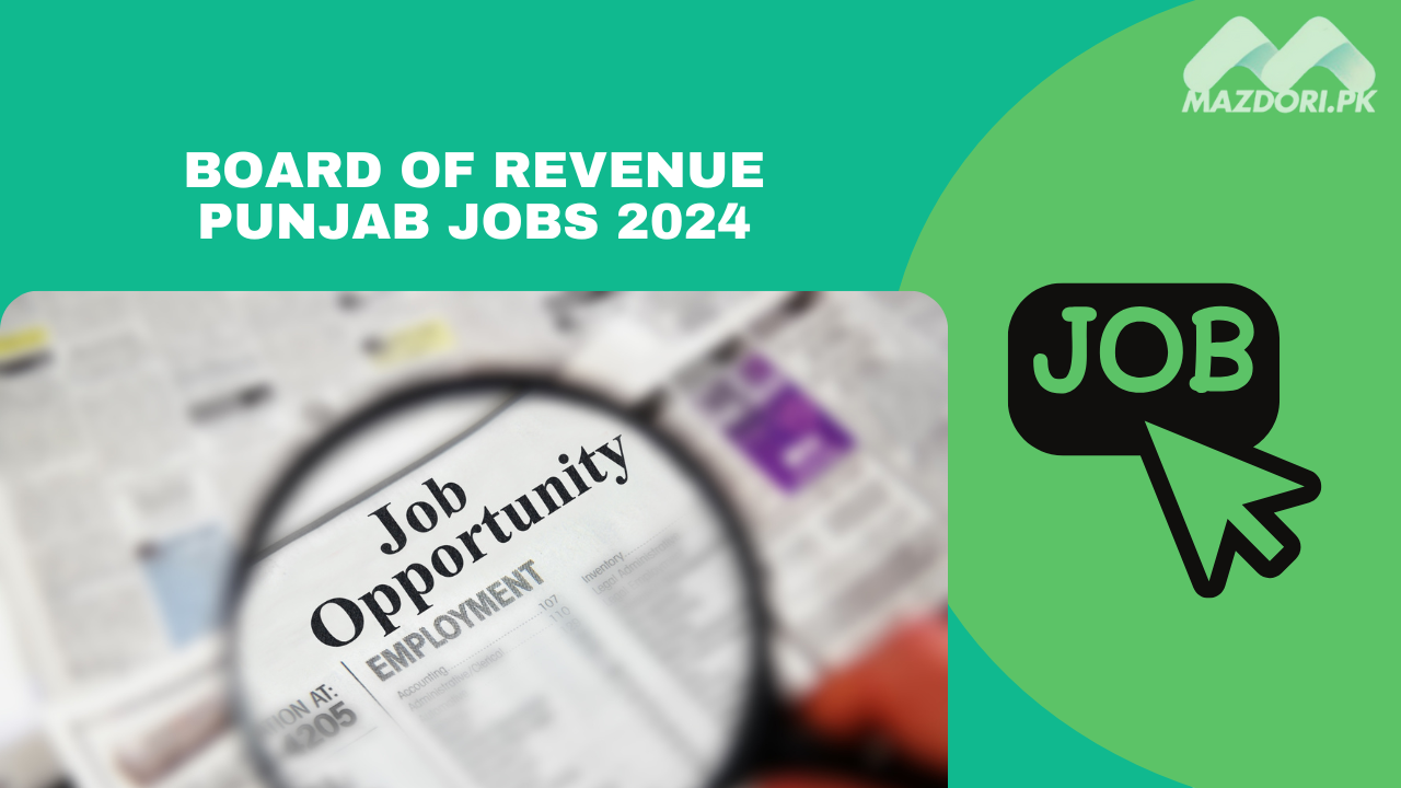 board-of-revenue-punjab-jobs-2024-apply-online