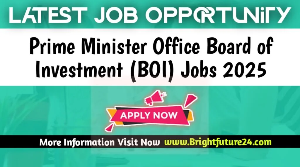 Prime Minister Office Jobs 2025