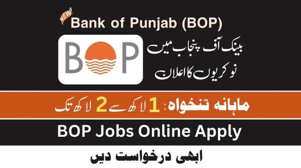 The Bank of Punjab Jobs in Chistian Branch Janaury 2025