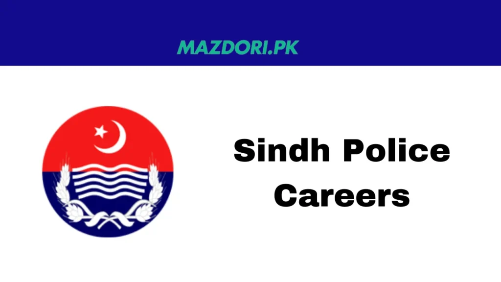 Application Form Sindh Police Careers 2025 - Apply Online