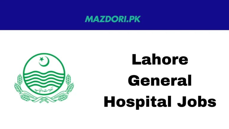 Lahore General Hospital Jobs