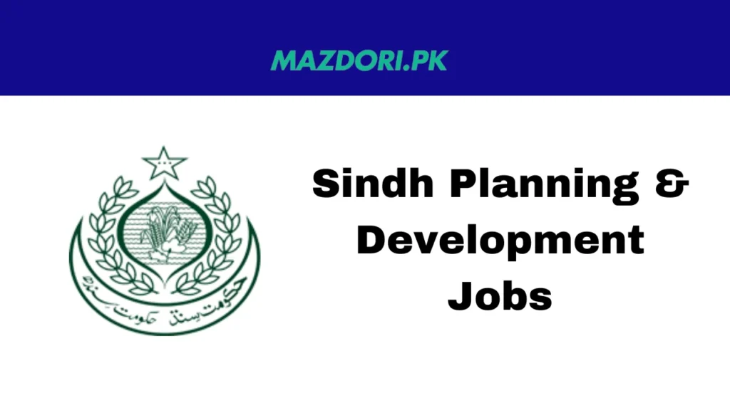 Sindh Planning & Development Jobs