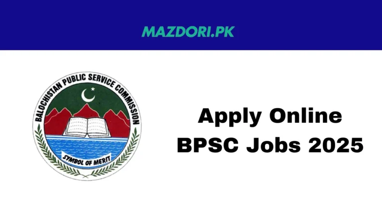 Apply Online BPSC Jobs 2025