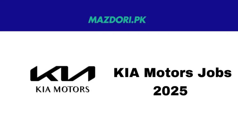 KIA Motors Jobs 2025 Pakistan