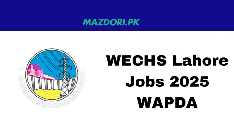 WECHS Lahore Jobs 2025 WAPDA