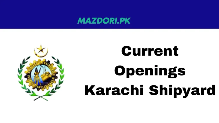 Current Openings  Karachi Shipyard