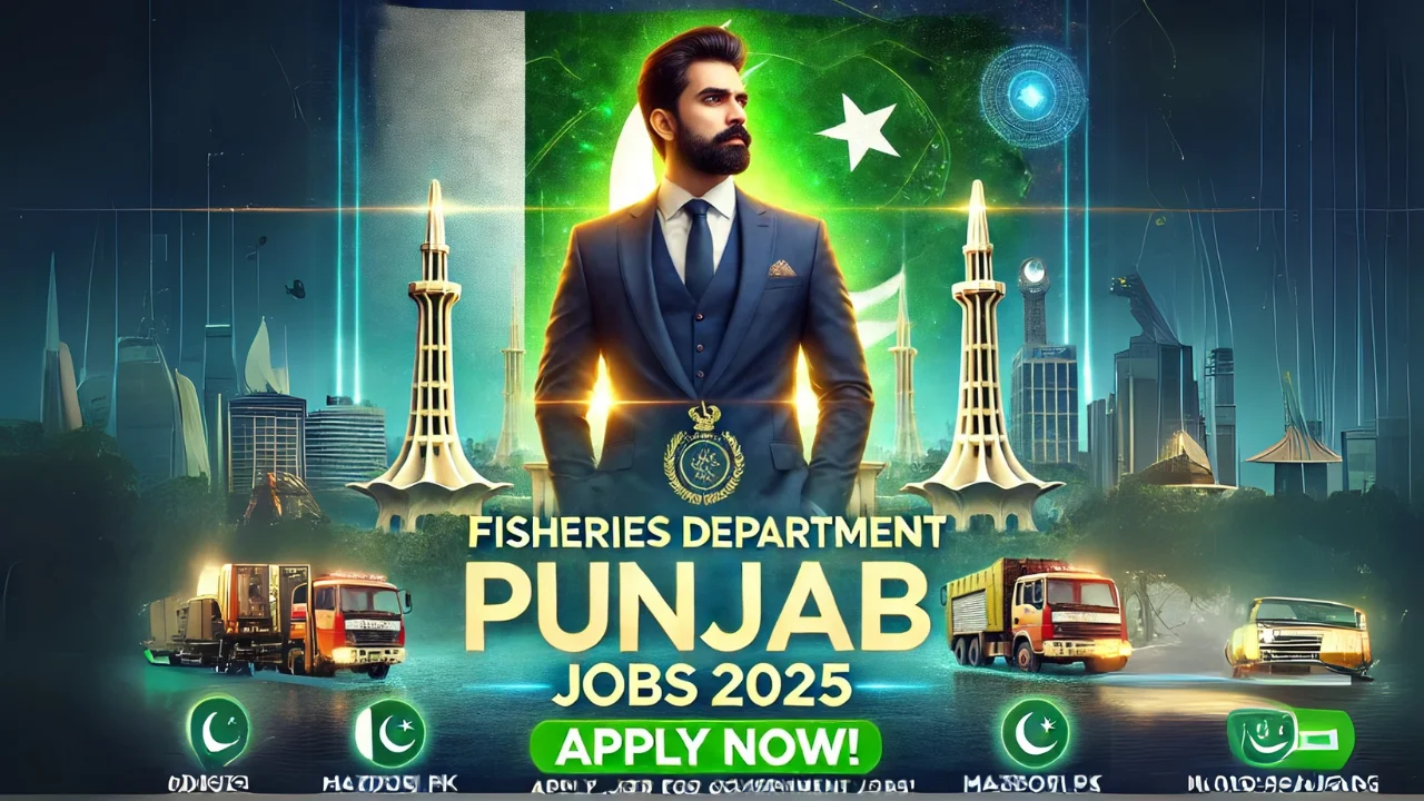 Fisheries Department Punjab Jobs 2025 Lahore Latest Advertisement