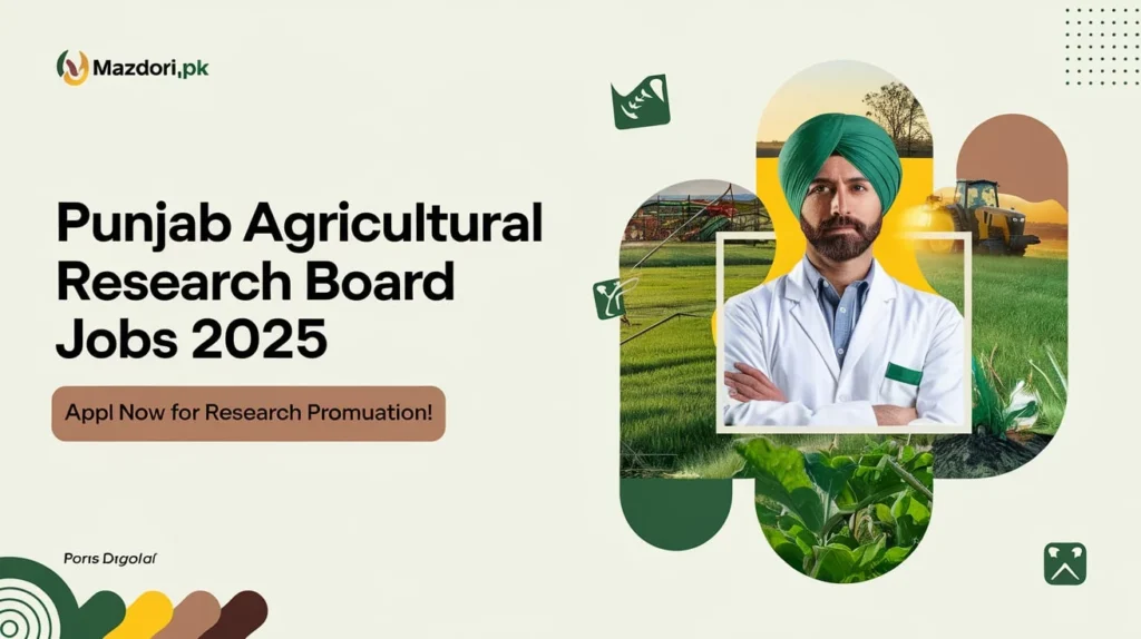 Punjab Agricultural Research Board Jobs 2025