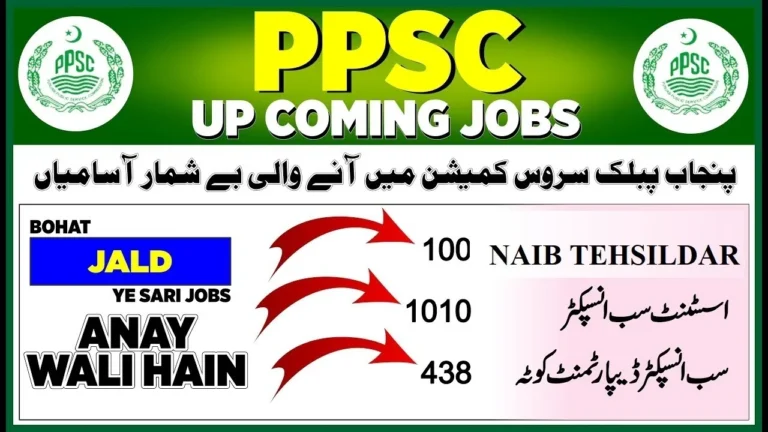 PPSC Upcoming Jobs 2025