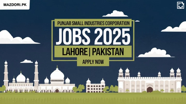 Punjab Small Industries Corporation Jobs 2025 Lahore Pakistan