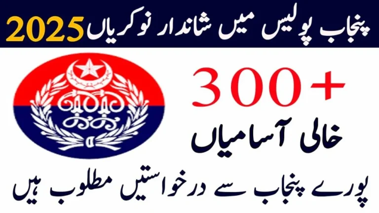 Central Police Office Jobs in Punjab 2025 Apply Online