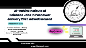 Al-Rahim Institute of Sciences Jobs