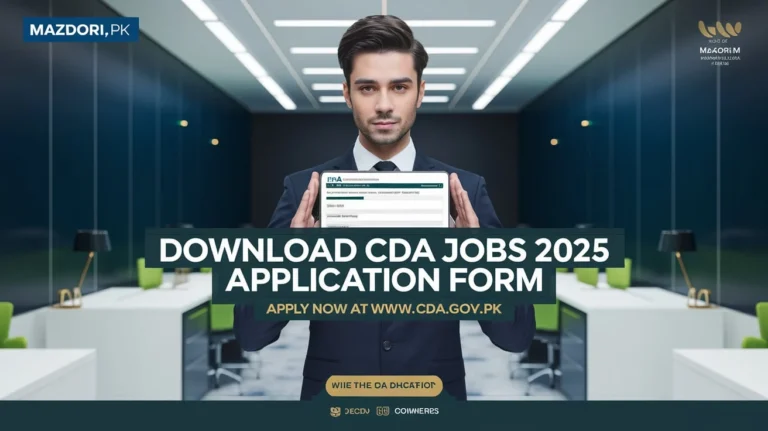 Download CDA Jobs 2025 Application Form | Apply Now