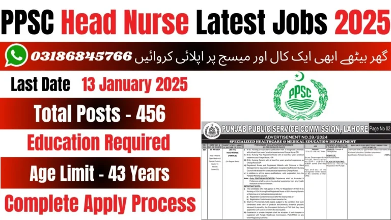 Nursing Jobs in Islamabad January 2025