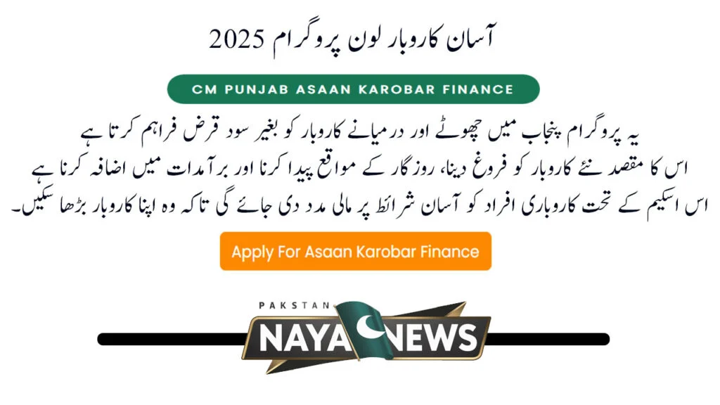 CM Punjab 5 Million Interest-Free Loan Scheme 2025 Apply Now