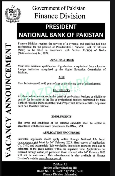 NBP Jobs