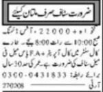 Latest Call Center Staff Jobs in Multan City