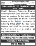 Latest Health Service Academy Management Jobs In Islamabad City