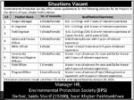 Latest Environmental Protection Society Management jobs