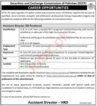 Government Jobs Security & Exchange Commission of Pakistan