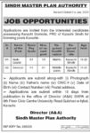 Government Jobs At Sindh Master Plan Authority