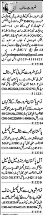 Private Management Latest Jobs In Multan Pakistan
