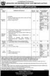 Jobs At Ministry of Information and Broadcasting Islamabad