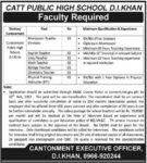 Government Jobs At Cantt Public High School Kpk Pakistan