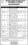 National School of Public Policy Latest Govt Jobs Lahore
