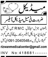 Medical Jobs At Rizwan General Hospital In Peshawar