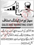 Management Staff Jobs At Marketing Company In Sindh