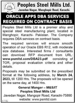 Peoples Steel Mills Limited Management Jobs Karachi Pakistan