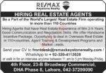 Latest Real Estate jobs In Lahore Punjab Pakistan